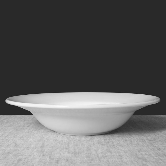 Avet Plato Pasta Plain Ivory Diámetro 30 cm (4 Unidades) Apto Microondas y Lavavajillas Alta Calidad Durabilidad Hostelería